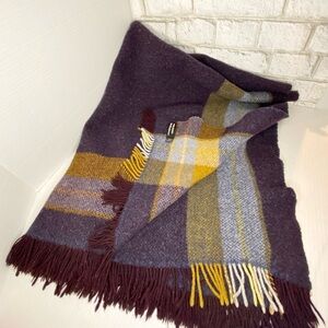 John Hanly Merino Wool and Cashmere Throw…Made in Ireland